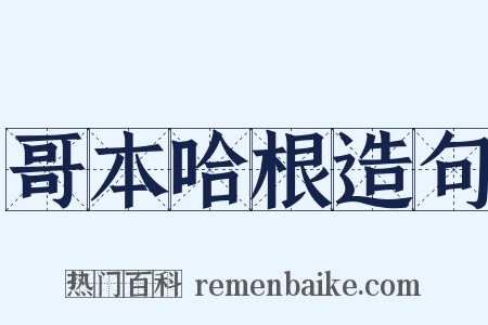 哥本哈根造句是什么意思的图片